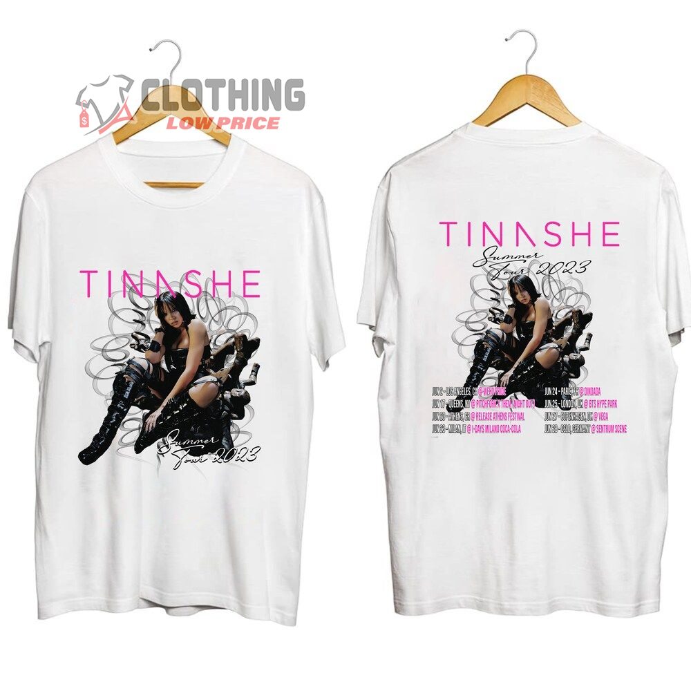 Tinashe 2023 Summer Tour Dates Merch, Summer Tour 2023 Shirt, Tinashe 2023 Concert T-Shirt