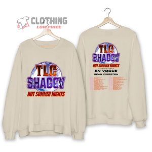 Tlc And Shaggy Hot Summer Night Tour Dates 2023 Shirt Hot Summer Night Shirt Tlc And Shaggy Merch2