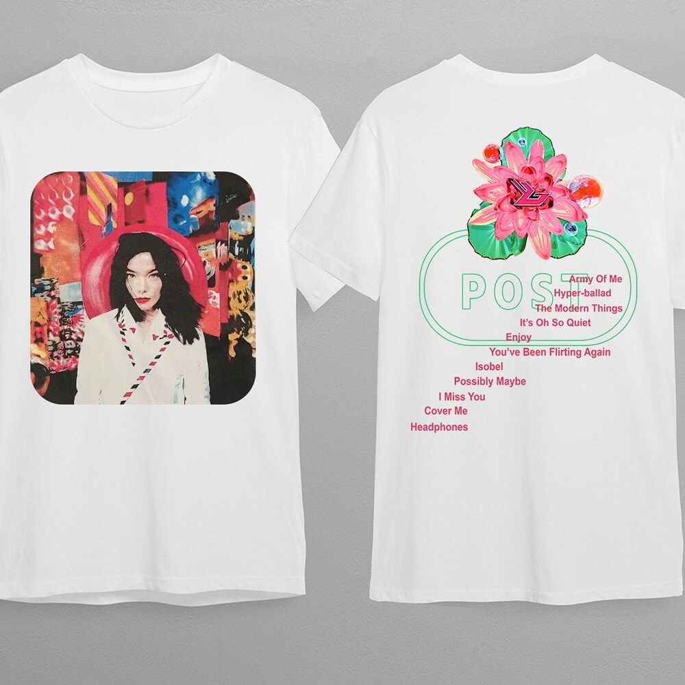 90s ビョーク 希少 Bjork post tour tシャツ-