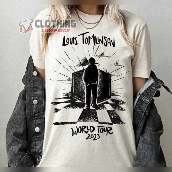 Vintage Louis Tomlinson 2023 Tour T-Shirt, Louis Tomlinson Shirt, One Direction Merch