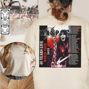 WASP Headless 1989 Music Shirt WASP Tour 2023 Sweatshirt WASP Rock Band Unisex Hoodie2