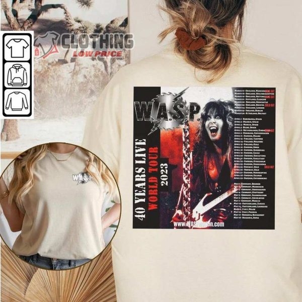 W.A.S.P Headless 1989 Music Shirt, WASP Tour 2023 Sweatshirt, W.A.S.P Rock Band Unisex Hoodie