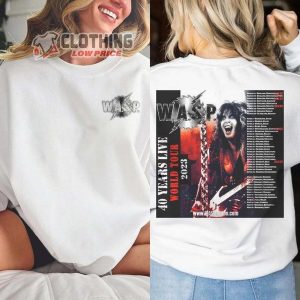 WASP Headless 1989 Music Shirt WASP Tour 2023 Sweatshirt WASP Rock Band Unisex Hoodie4