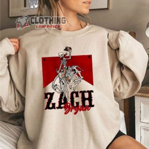 Zach Bryan Skeleton Western T Shirt Zach Bryan Something In The Orange Sweatshirt Zach Bryan Cowboy Merch1