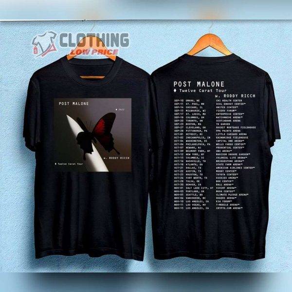 2023 Tour Post Malone Shirt, Post Malone Rapper 2023 Concert T-Shirt, Hot Trending 2023 Unisex Shirt