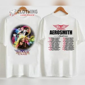 Aerosmith World Tour 2023 – 2024 Shirt, Peace Out Farewell Tour The Black Crowes Tour Merch