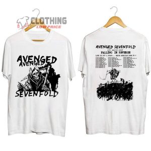 Avenged Sevenfold Band Shirt Avenged Sevenfold 2023 Tour Shirt Life Is But A Dream North