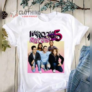 Band Maroon 5 Unisex T-Shirt, Maroon 5 Band Concert Merch, Maroon 5 World Tour 2023 Shirt