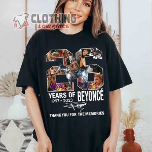 Beyonce 25 Years 1997-2023 Shirt, Renaissance Tour 2023 Beyonce Shirt, Beyonce Renaissance Tour Tickets Shirt