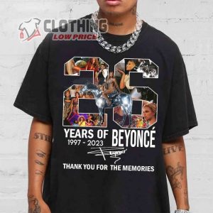 Beyonce 25 Years 1997-2023 Shirt, Renaissance Tour 2023 Beyonce Shirt, Beyonce Renaissance Tour Tickets Shirt