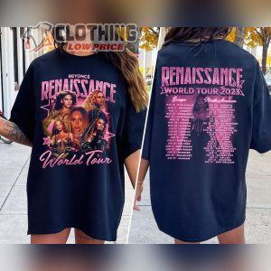 Beyonce Renaissance Tour 2023 Shirt, Beyonce Renaissance World Tour Merch, Beyonce Renaissance Tour Tickets T- Shirt