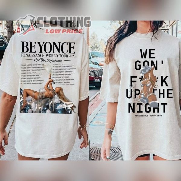 Beyonce Renaissance Tour Tickets T- Shirt, Beyonce Renaissance Tour Outfits Merch, Beyonce Renaissance Tour Setlist Merch