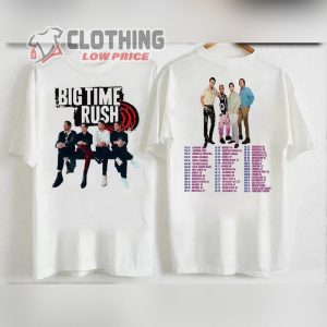Big Time Rush Concert Setlist 2023 T- Shirt, Big Time Rush Summer Tour T- Shirt, Big Time Rush 2023 Tour Dates T- Shirt