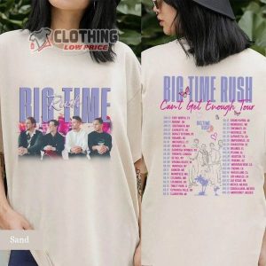 Big Time Rush World Tour Merch Big Time Rush Band Cant Get Enough Tour 2023 T Shirt