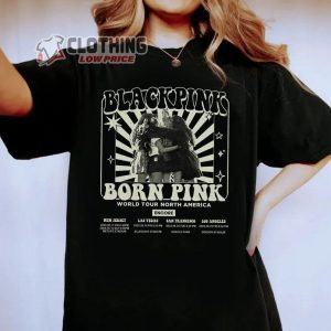 Blackpink Born Pink Vintage Style Merch, Born Pink World Tour North America Shirt, RetTro Blackpink Tour T-Shirt