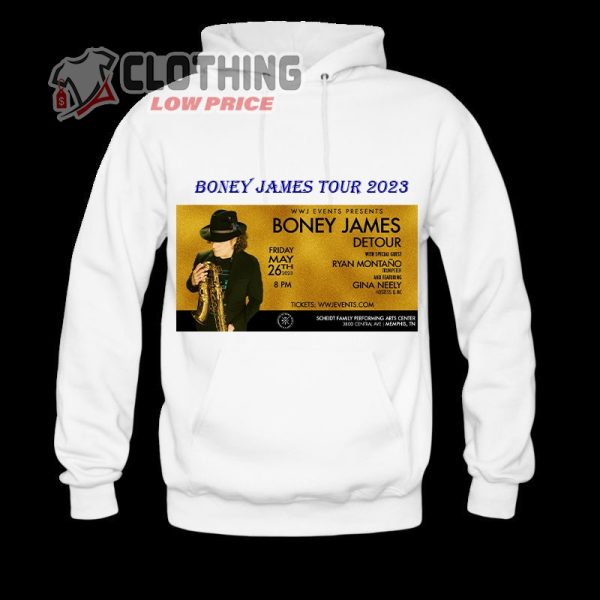 Boney James Detour T- Shirt, Boney James Tour Dates 2023 Hoodie, Boney James Tour 2023 – 2024 Merch