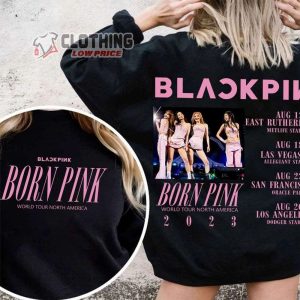 Born Pink World Tour 2023 Shirt, Blackpink Merch, BornPink Black Pink Merch