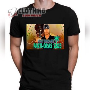 Bret Michaels Parti Gras Tour 2023 T- Shirt, Bret Michaels Party Gras 2023 Merch, Bret Michaels Tour 2023 Dates T- Shirt