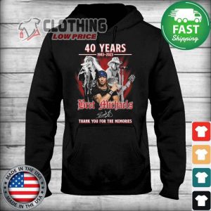 Bret Michaels Tour 2023 Dates Hoodie, Bret Michaels 40 Years 1983-2023 Thank You For The Memories Signature Shirt, Bret Michaels Setlist 2023 Tour Merch