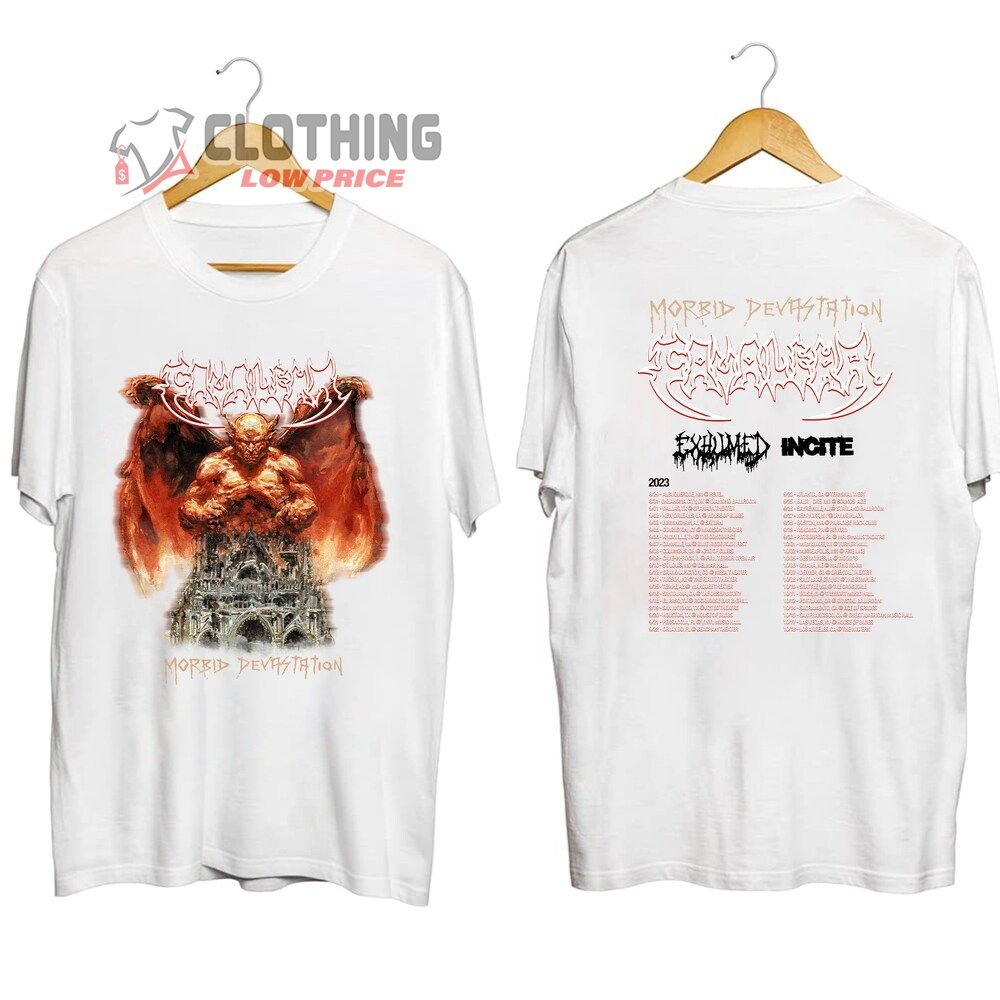 Cavalera Conspiracy Morbid Devastation Tour 2023 Merch, Cavalera Conspiracy Tour Dates 2023 Shirt, Cavalera Conspiracy 2023 Concert T-Shirt