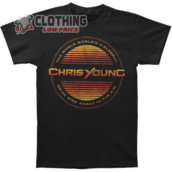 Chris Young 2023 Tour Dates Merch T- Shirt, Chris Young Men’s Circle Lines T-shirt, Chris Young Songs List T- Shirt