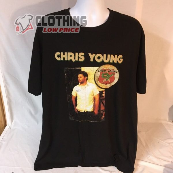 Chris Young Concert Tour T- Shirt, Chris Young Songs List  T- Shirt, Chris Young Tour 2023 Schedule Merch