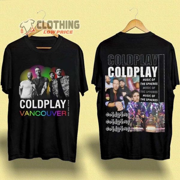 Coldplay World Tour 2023 Shirt, Coldplay Europe Tour Merch