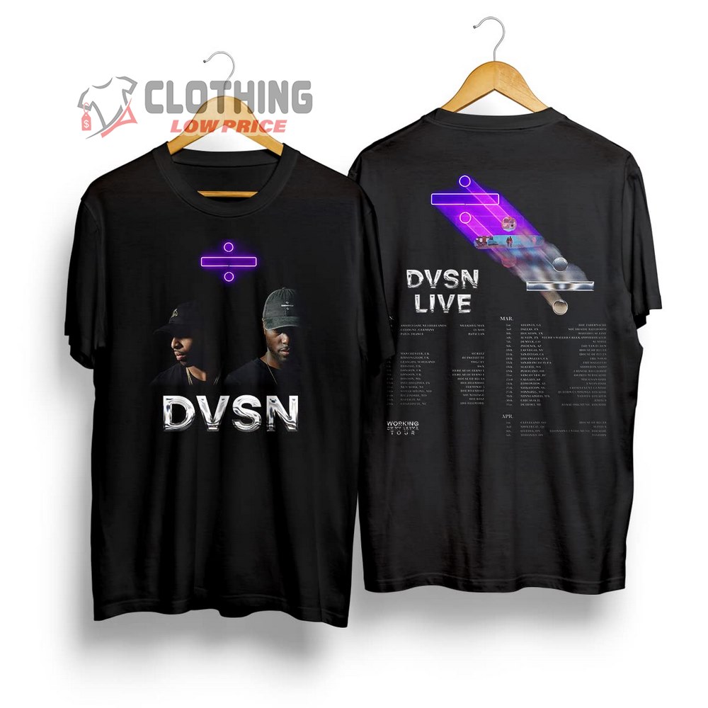 DVSN Live Tour 2023 Merch, DVSN 2023 Tour Dates Shirt, DVSN Working On My Karma T-Shirt