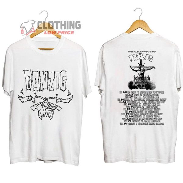Danzig Band World Tour 2023 Merch, Danzig Band 2023 Concert Shirt, Danzig 2023 Tour Dates T-Shirt