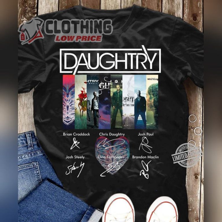 daughtry tour 2023 merchandise