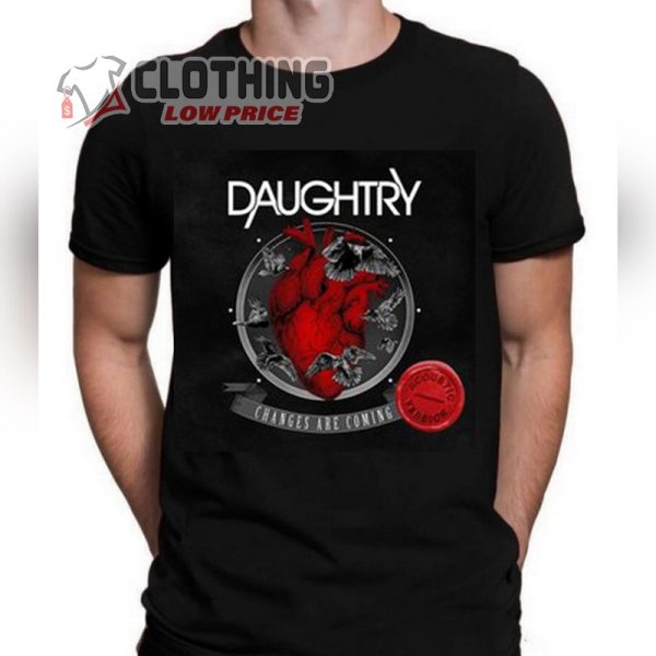 Daughtry Tour Dates 2023 T- Shirt, It’s Not Over The Hits So Far Daughtry T- Shirt, Daughtry Tour 2023 Setlist Merch