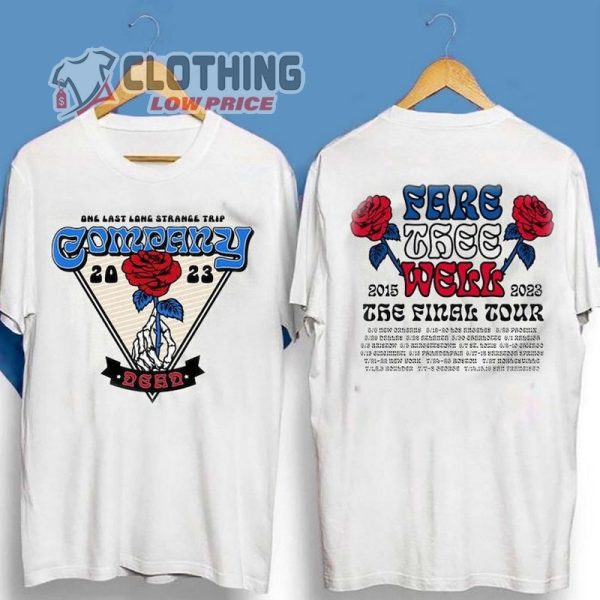 Dead And Company 2023 Tour T- Shirt, Dead And Company The Final Summer Tour 2023 Shirt, Dead And Company Fan Lovers Shirt