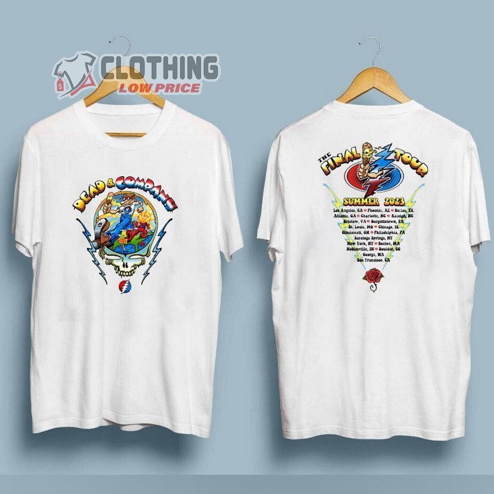 Dead And Company Ice Cream Merch, Dead And Company The Final Tour 2023 Shirt, Dead And Company Summer Tour 2023 Tickets T-Shirt
