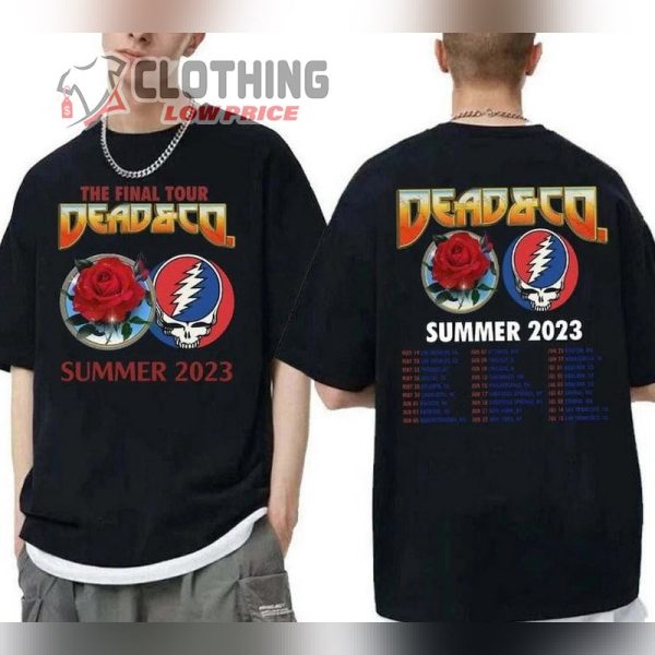 Dead And Company Summer Tour 2023 T- Shirt, Dead And Company Tickets 2023 T- Shirt, Dead And Company Concert Dates T- Shirt