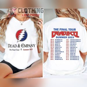 Dead And Company The Final 2023 Summer Tour T Shirt Dead And Company T Shirt Dead And Company Summer Tour 2023 Rumors Shirt 3