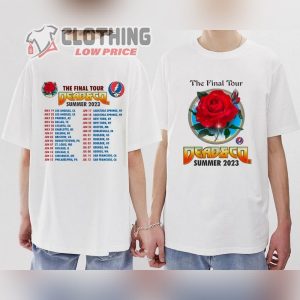 Dead And Company The Final Summer Tour T Shirt Dead Co The Final Tour 2023 T Shirt Dead And Company Fan Lovers Shirt Dead And Company Pits 2023 Merch 1