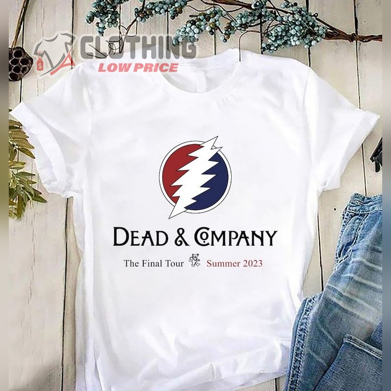 Dead And Company The Final Tour Summer 2023 T- Shirt, Dead And Company Fan Lovers Shirt, Dead And Company Merch Shirt