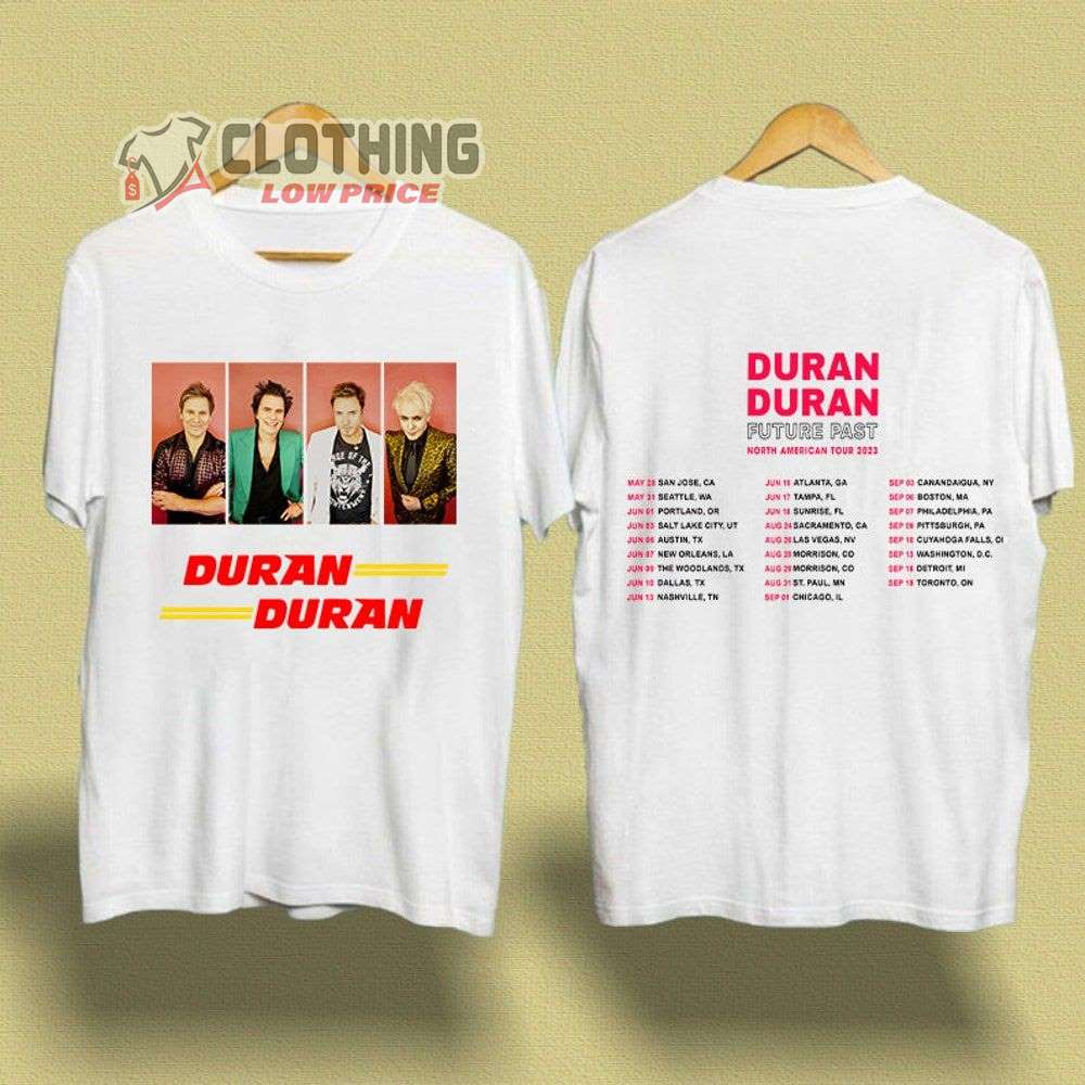 Duran Duran Future North American Past Tour 2023 Merch, Duran Duran Music Tour 2023 Shirt, Future Past Tour 2023 Tickets T-Shirt