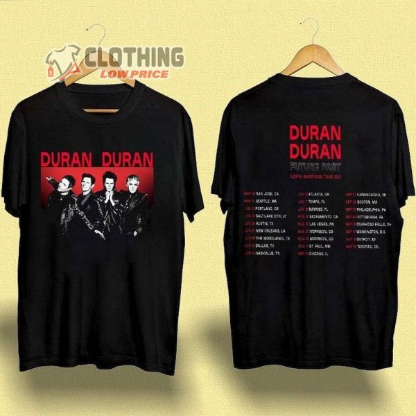 Duran Duran Future Past Tour Shirt, Duran Duran North American Tour 2023 Tee Merch