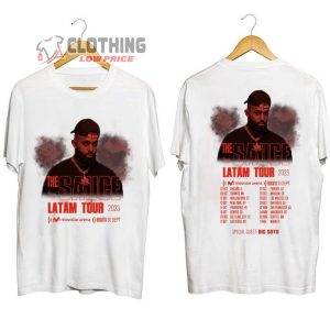 Eladio Carrin Us Tour 2023 T Shirt Eladio Carrin Merch Rapper Eladio Carrin Shirt Eladio Carrin 2023 Shirt
