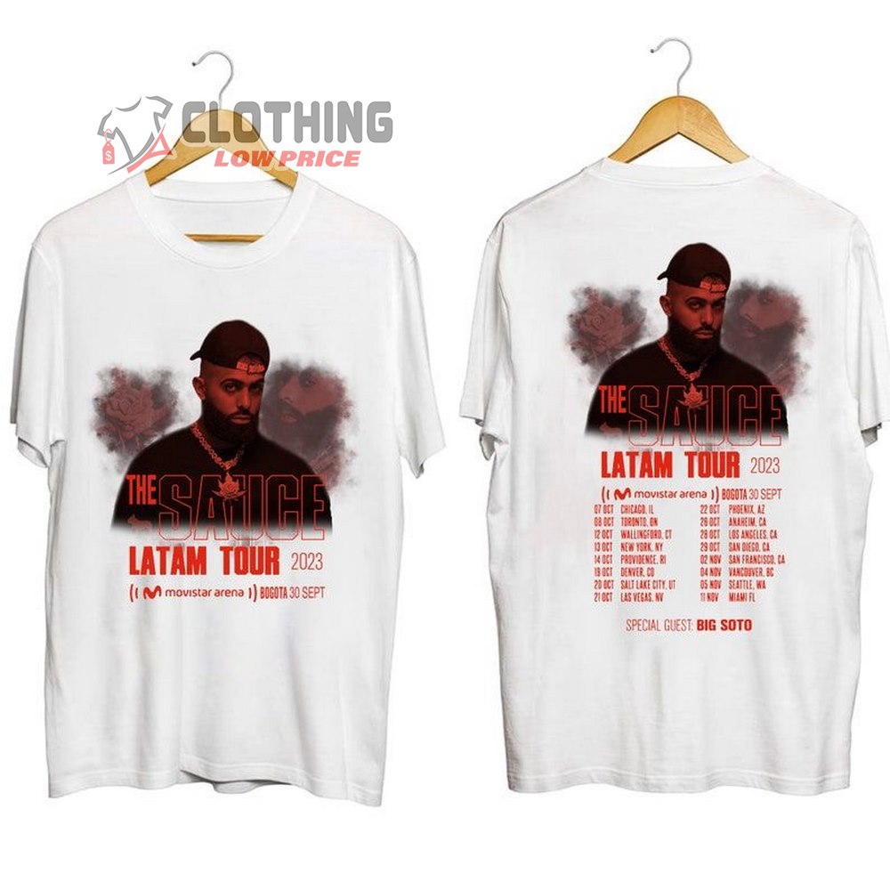 Eladio Carri�n Us Tour 2023 T-Shirt, Eladio Carri�n Merch, Rapper Eladio Carri�n Shirt, Eladio Carri�n 2023 Shirt