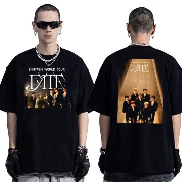 Enhypen World Tour Fate Merch, Dark Blood Enhypen Sweatshirt, Enhypen World Tour 2023 Tickets T-Shirt