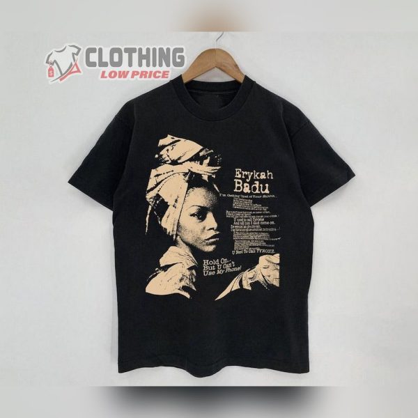 Erykah Vintage 90S Shirt, Erykah Retro T-Shirt, Erykah America Album Singer Music Merch