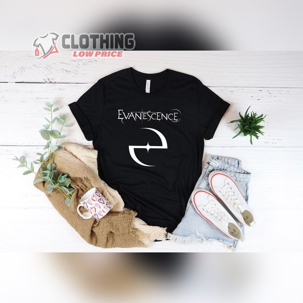 Evanescence Camisa De Metal Shirt, Streetwear Metal Merch, Evanescence Music Unisex T-Shirt