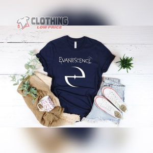 Evanescence Camisa De Metal Shirt Streetwear Metal Merch Evanescence Music Unisex T Shirt1
