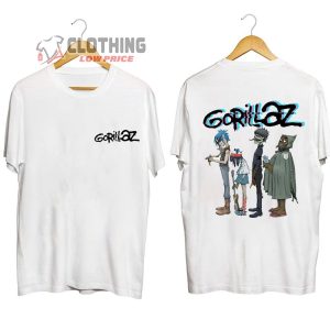 Gorillaz The Getaway Shows 2023 Merch Gorillaz On Tour Across The USA Shirt Gorillaz 2023 Concert T Shirt 1