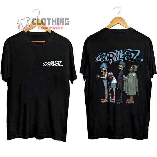 Gorillaz The Getaway Shows 2023 Merch, Gorillaz On Tour Across The USA Shirt, Gorillaz 2023 Concert T-Shirt