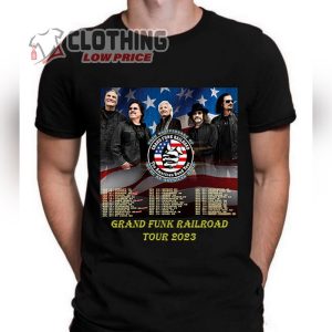 Grand Funk Railroad Concert Merch Grand Funk Railroad Tour 2023 Hoodie Grand Funk Railroad Members Shirt 2