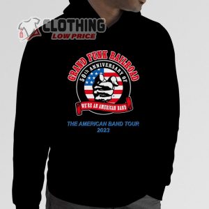 Grand Funk Railroad Tour 2023 T- Shirt, Grand Funk Railroad Celebrating We’re An American Band 50th Anniversary With Tour 2023 Shirt, Grand Funk Railroad Hits Merch