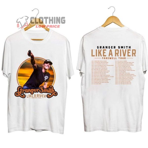 Granger Smith Like A River Farewell 2023 Tour T-Shirt, Granger Smith 2023 Shirt, Granger Smith Shirt